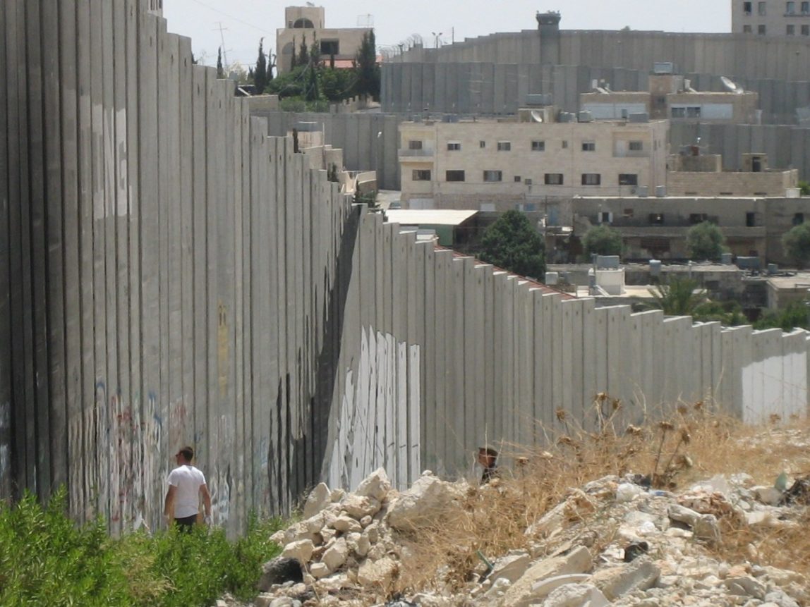 the Israeli West Bank wall