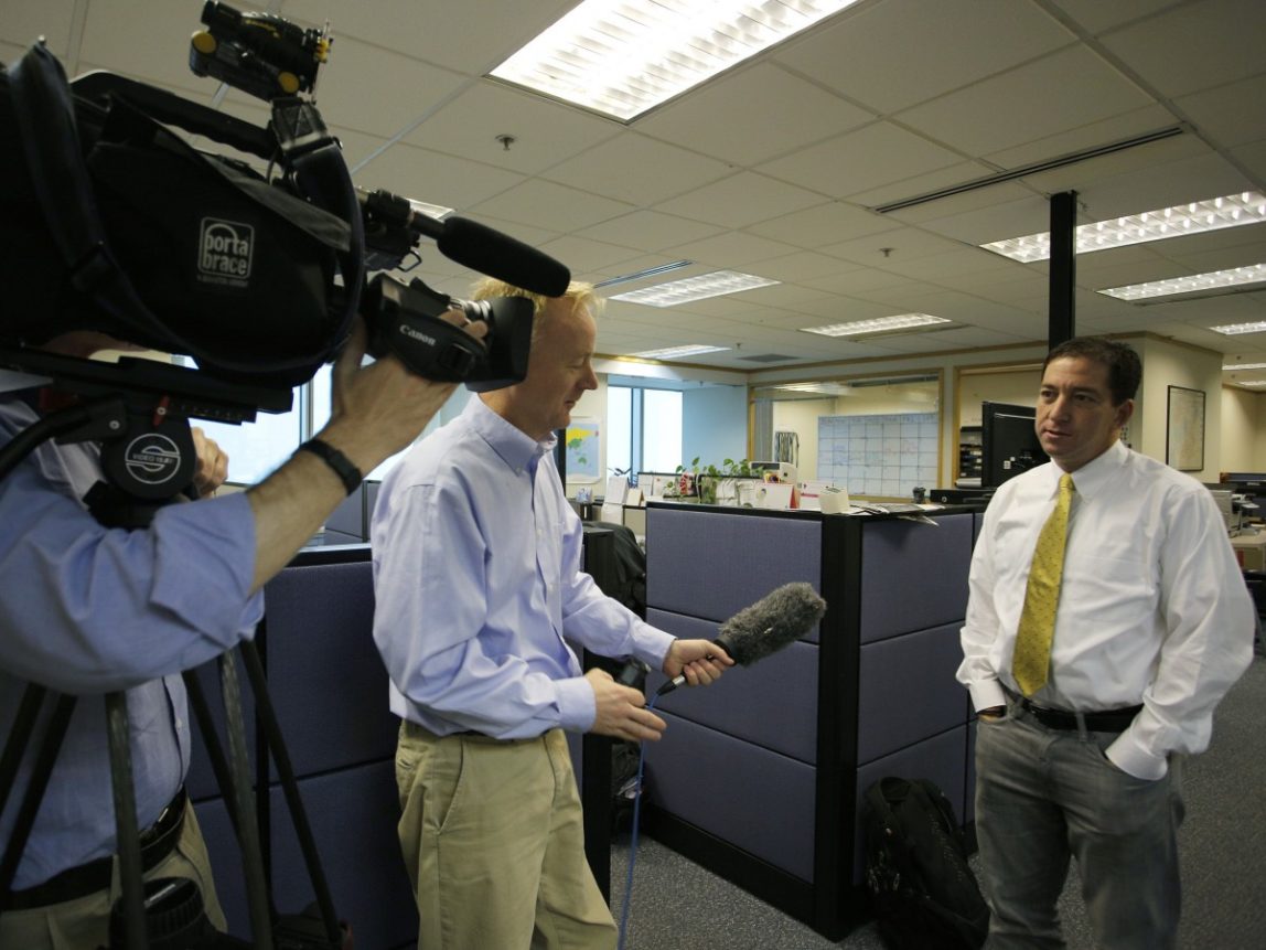 Is The Guardian’s Reporter Greenwald Getting Too Involved In The Snowden Affair?