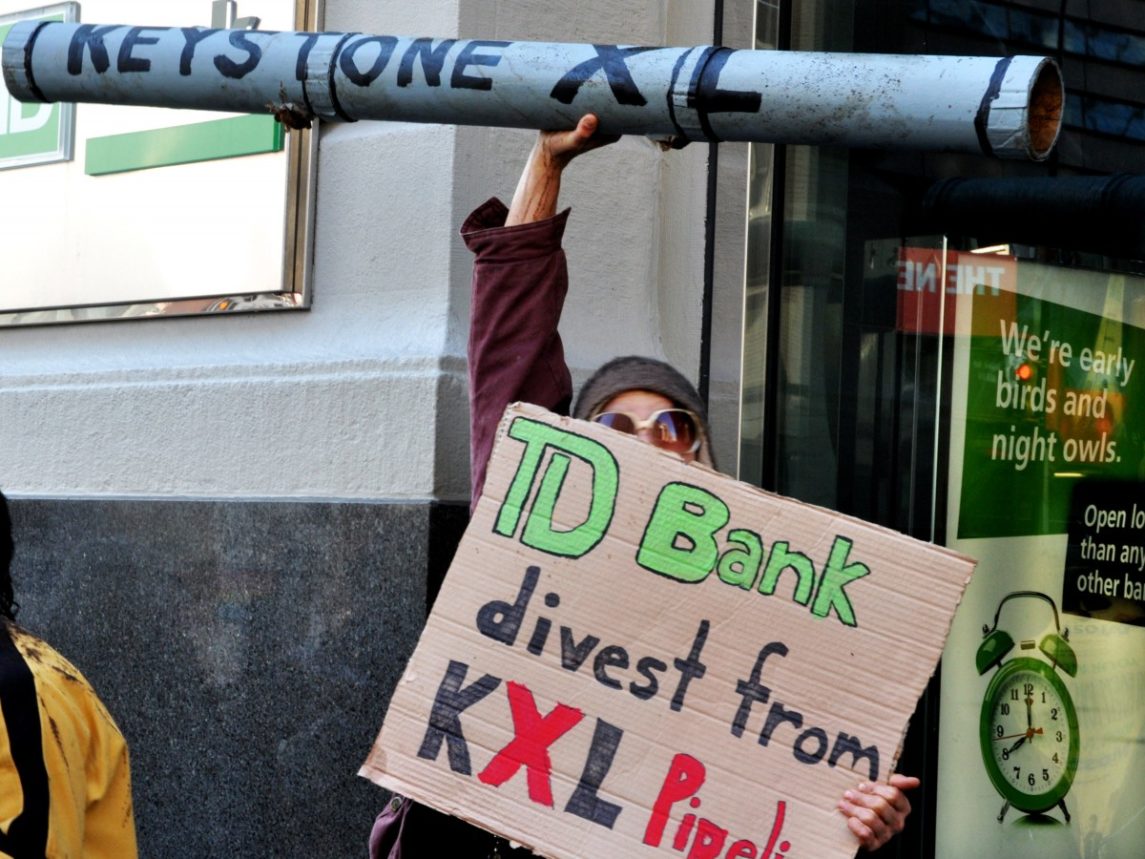 TD Bank Gets Punked: Tar Sands Blockade Highlights Bank’s Tar Sands Support