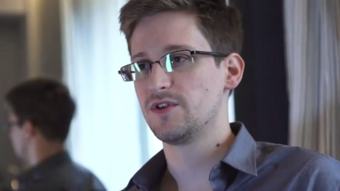 Edward Snowden (Photo/screen grab from fair use version of Guardian video uploaded to YouTube)