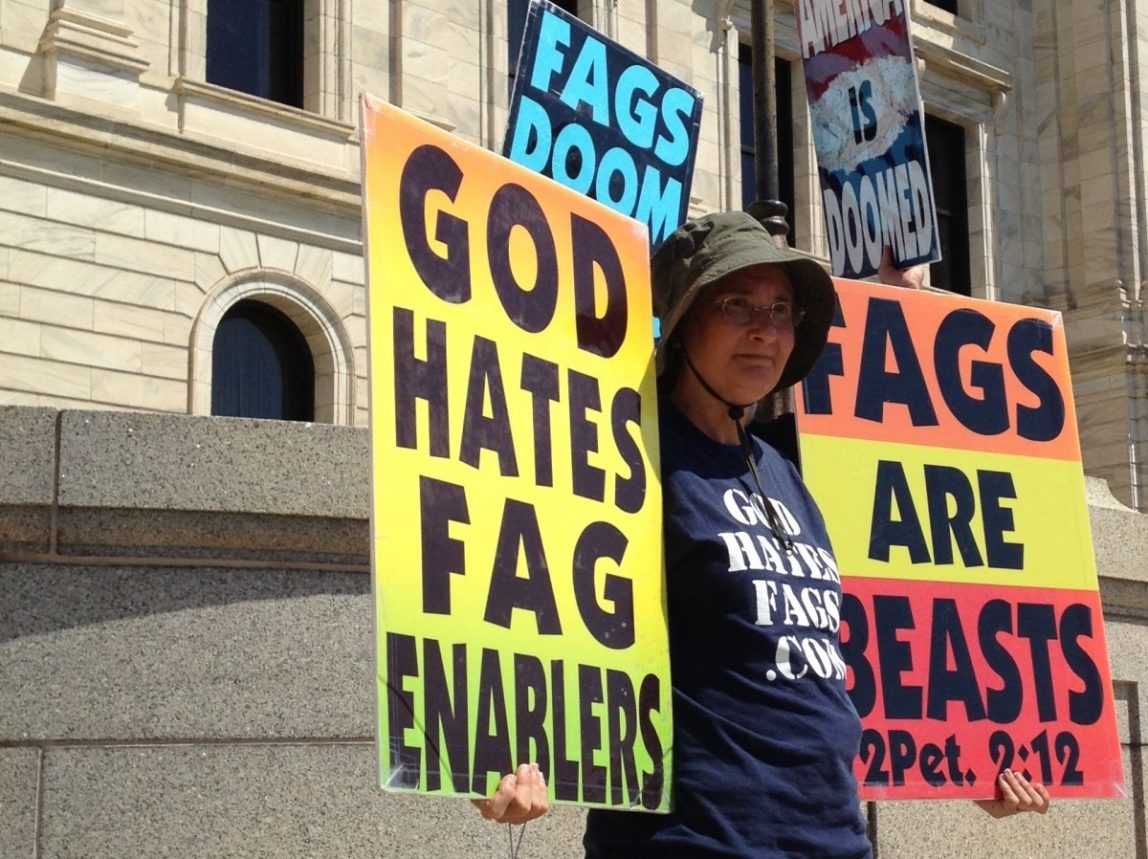 Westboro Baptist Church Shows Up At Marriage Equality Celebrations In Minnesota