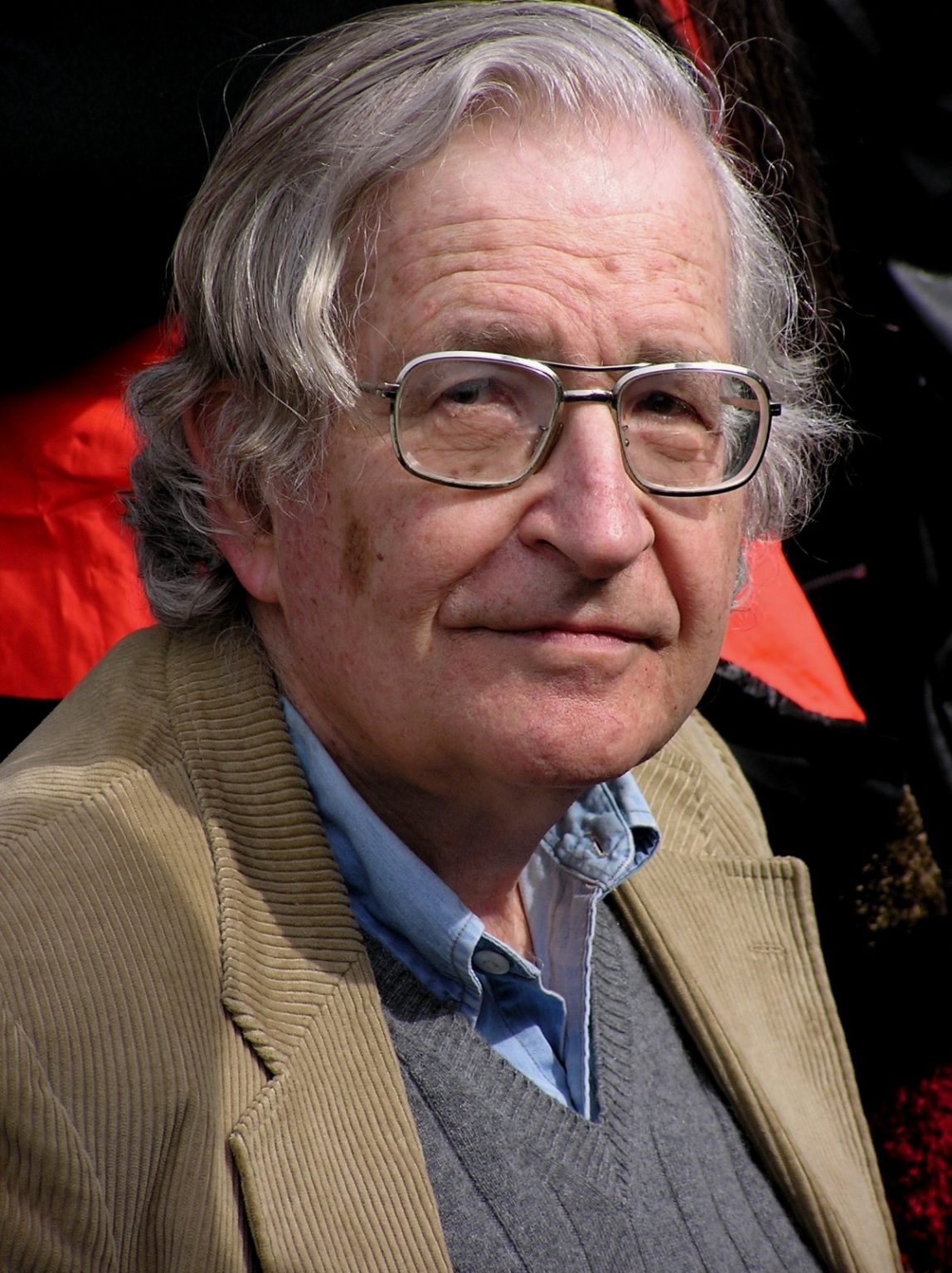Noam Chomsky (pictured in 2012), who lives in the blue state of Massachusetts, said he would vote for Hillary Clinton if he lived in a swing state such as Ohio. | AP Photo