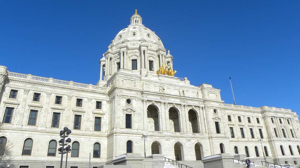 The Minnesota state Capitol in St. Paul, (Photo/Fibonacci Blue via Flickr)