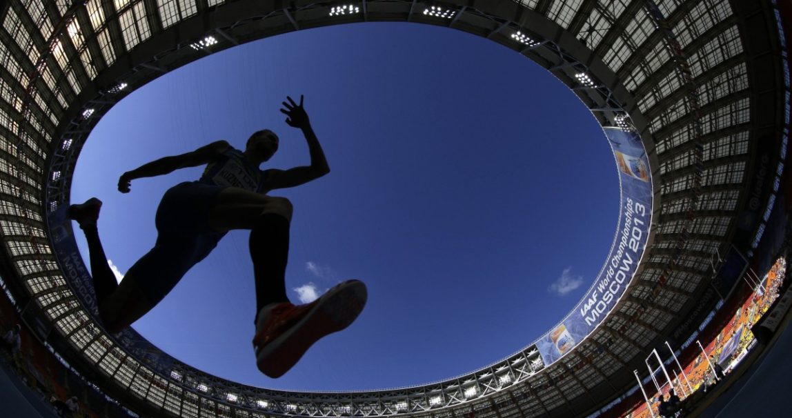 World Athletics Championships in the Luzhniki stadium in Moscow, Russia