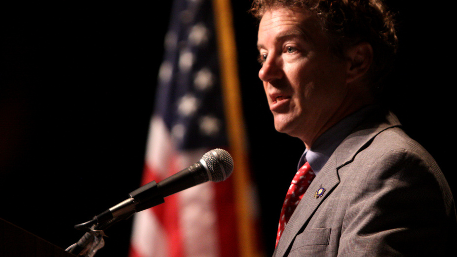A photo of Kentucky Sen. Rand Paul speaking at LPAC in Reno, Nevada in 2011. (Photo/Gage Skidmore via Flickr)