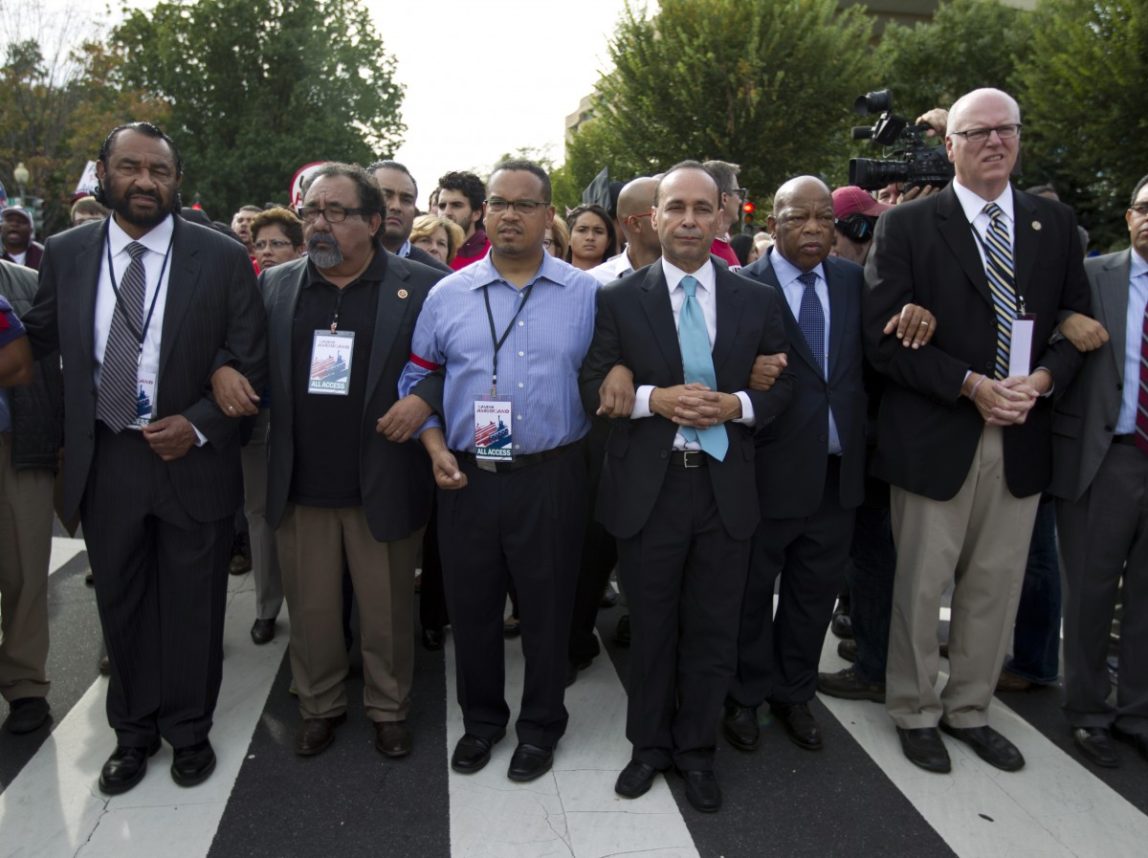 Immigration Rights Activists Joined By Lawmakers As 200 Hundred Arrested in DC