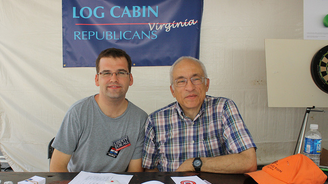The Virginia Log Cabin Republicans table at the PRIDE festival in Washington DC on June 13, 2010. (Photo/Elvert Barnes via Flickr)