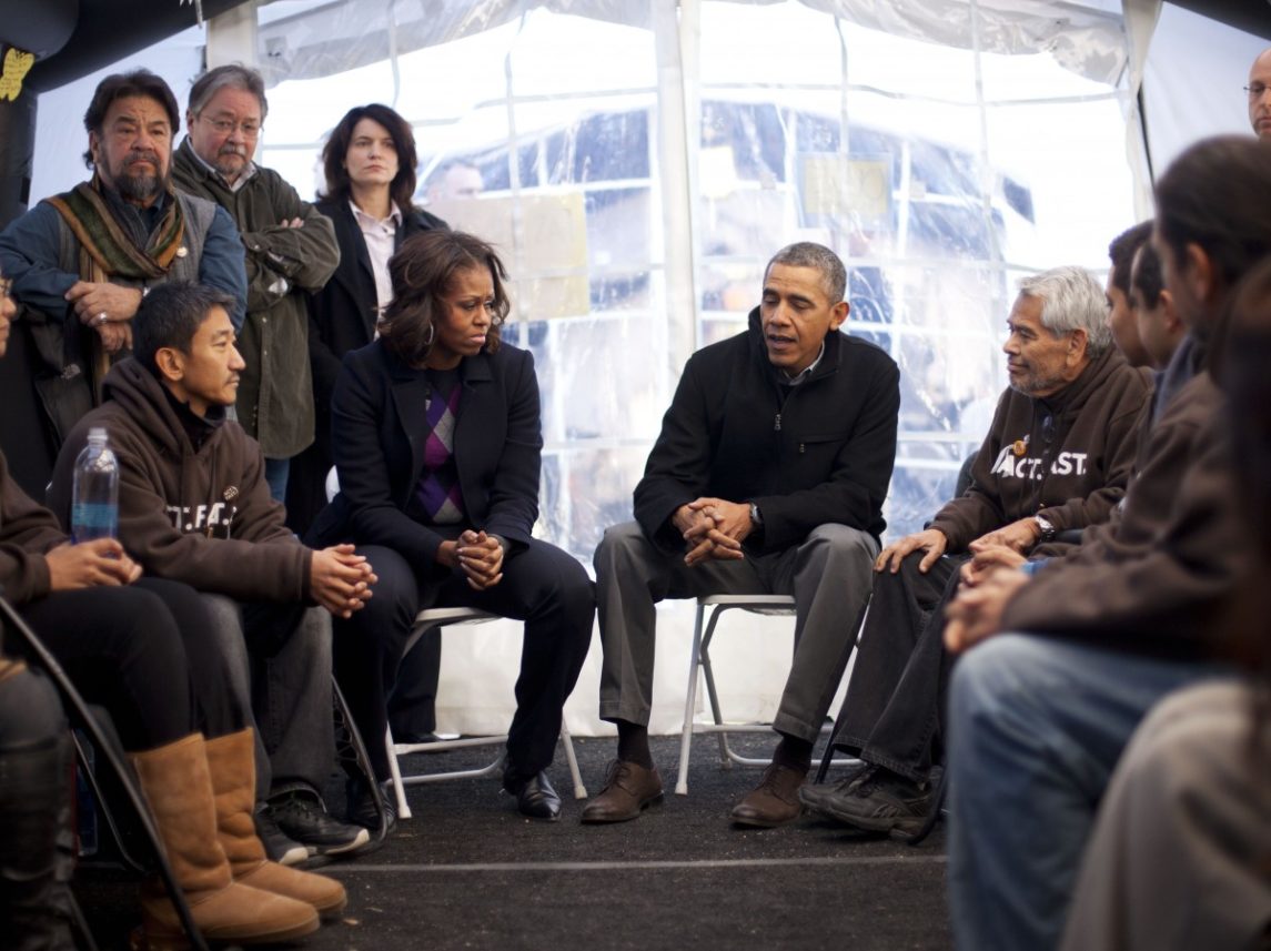 President Obama Visits Immigration Advocates Fasting For Reform