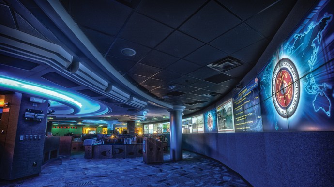 A 2012 photo inside the NSA security operations center (Photo via Wikimedia Commons)