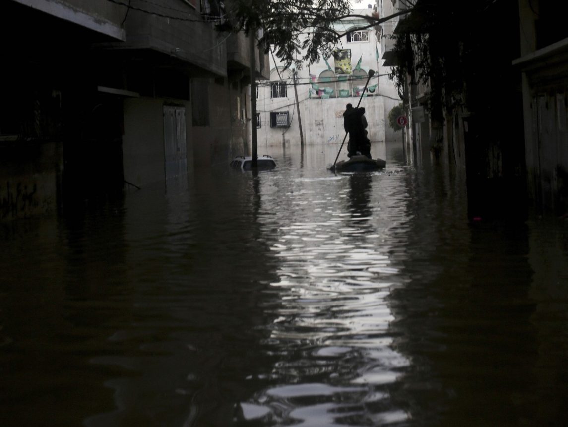 Gaza Flooding Complicated By Sewage And Loss Of Power