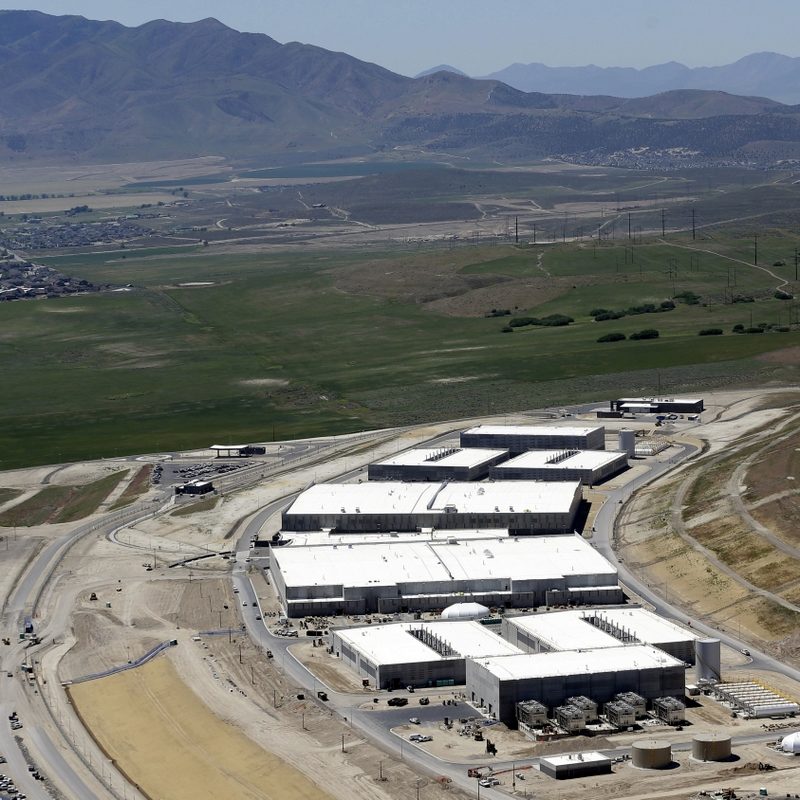 An aerial view of the NSA's Utah Data Center in Bluffdale, Utah, Thursday, June 6, 2013. (AP Photo/Rick Bowmer)