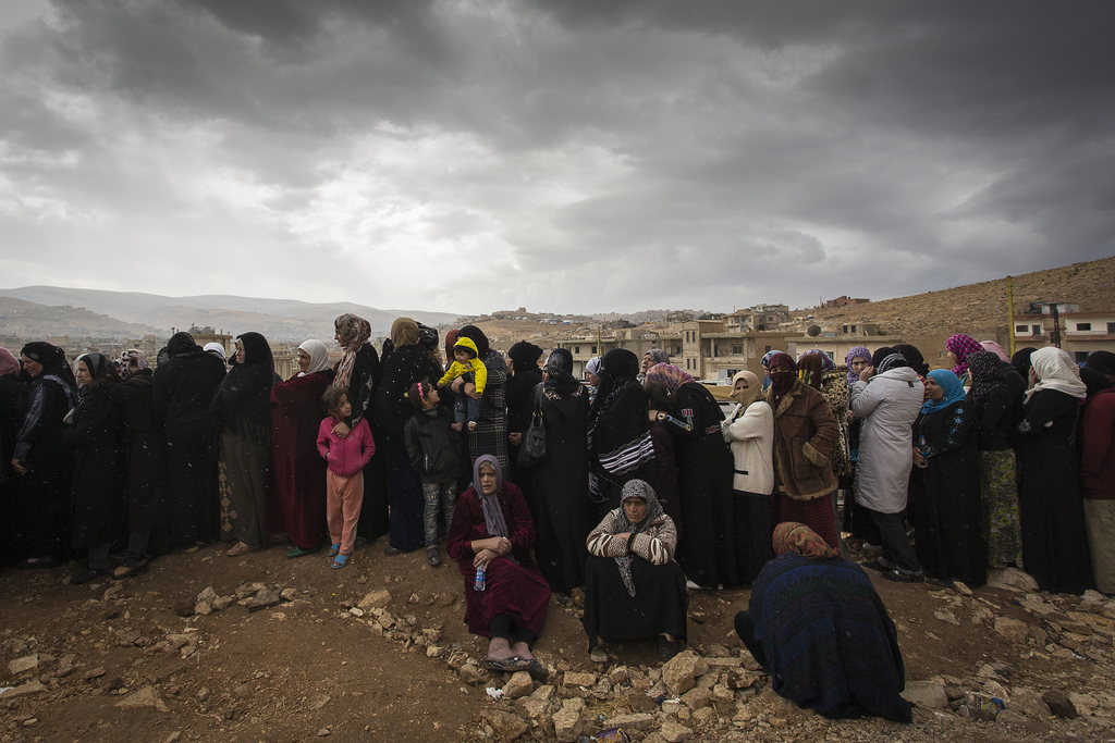 Syrian refugee women 