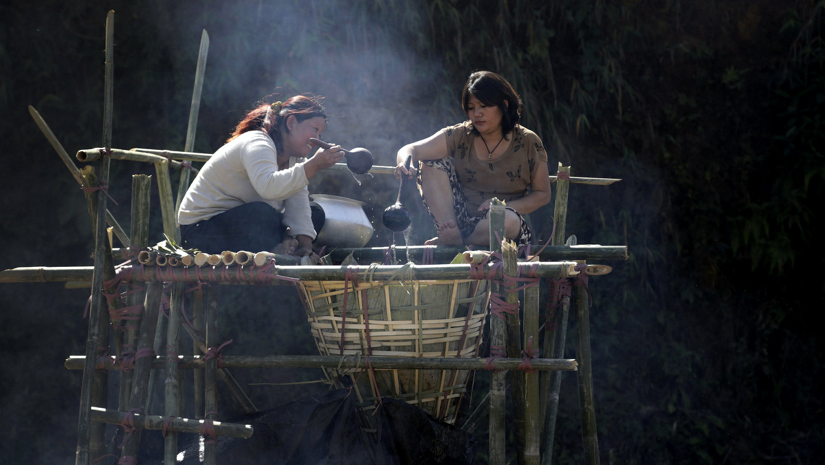 Indigenous women of India’s north-eastern Arunachal Pradesh state