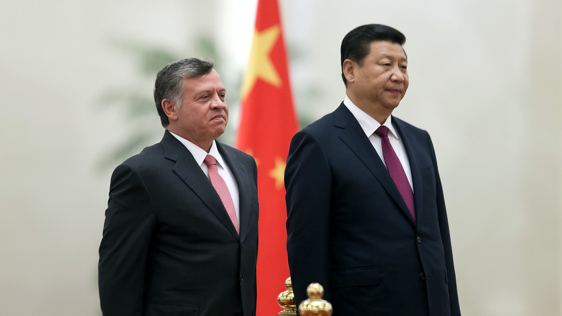 King Abdullah, Xi Jinping