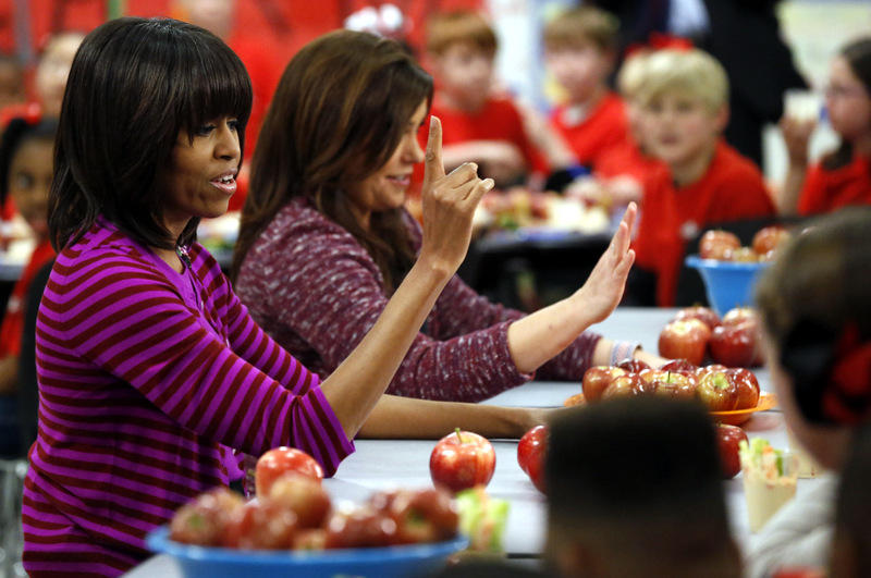 Michelle Obama, Rachel Ray