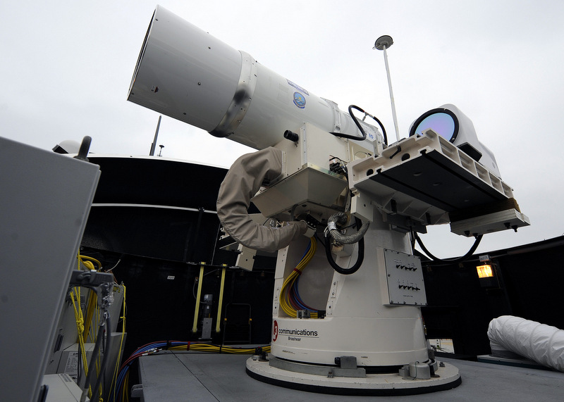 US Navy laser