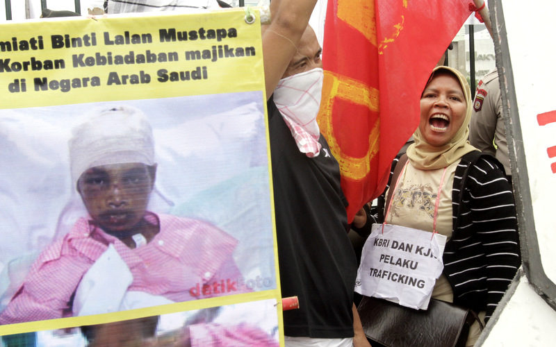 Saudi Arabia Indonesia Maid Abuse