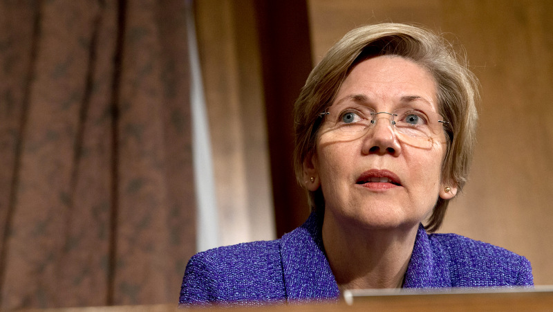 Senate Banking Committee member Sen. Elizabeth Warren, D- Mass. listens to testimony on Capitol Hill in Washington, Tuesday Nov. 12, 2013. (AP/Jacquelyn Martin)
