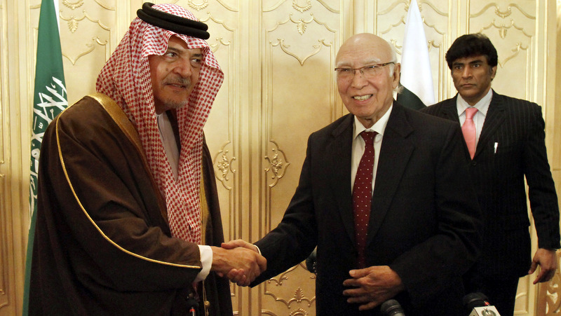 Prince Saud al-Faisal Sartaj Aziz