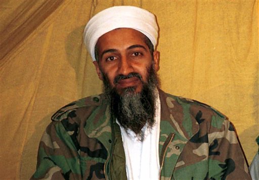 FILE - This undated file photo shows al Qaida leader Osama bin Laden in Afghanistan. At the center of a hotly disputed Senate torture report is Americas biggest counterterrorism success of all: the killing of Osama bin Laden. The still-classified, 6,200-page review concludes that waterboarding and other harsh interrogation methods provided no key evidence in the hunt for bin Laden, according to congressional aides and outside experts familiar with the investigation. The CIA still disputes that conclusion. (AP Photo, File)