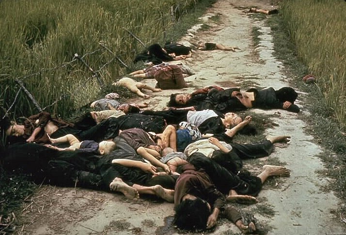 A brutal scene following the March 16 massacre in My Lai, South Vietnam. (Photo: Ronald L. Haeberle/ US Army/ Wikimedia Commons)