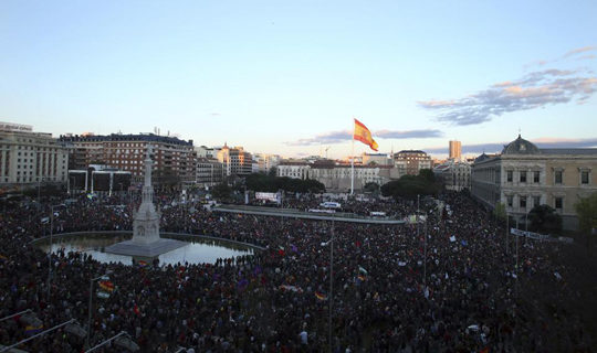 Spain Marches For Dignity: Massive March Against Austerity