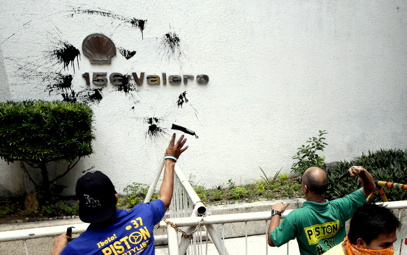 Philippines Oil Price Hike Protest