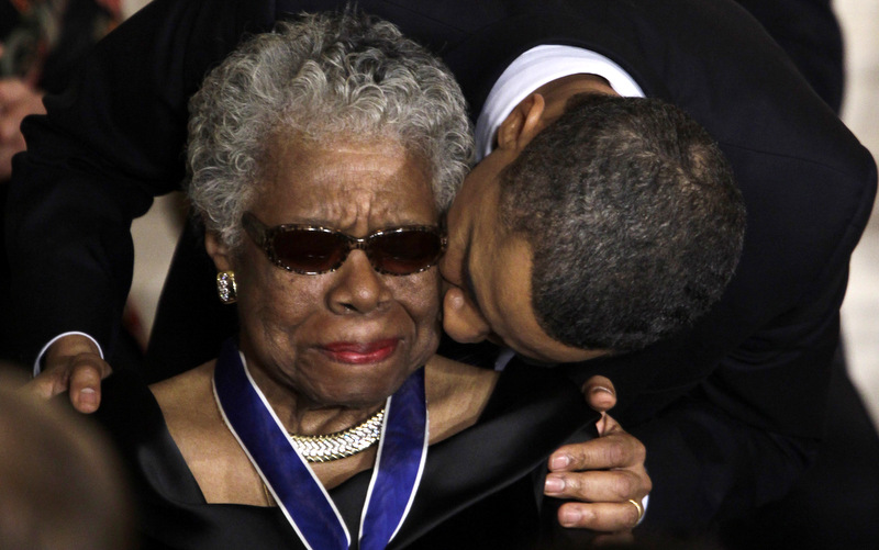 Barack Obama, Maya Angelou