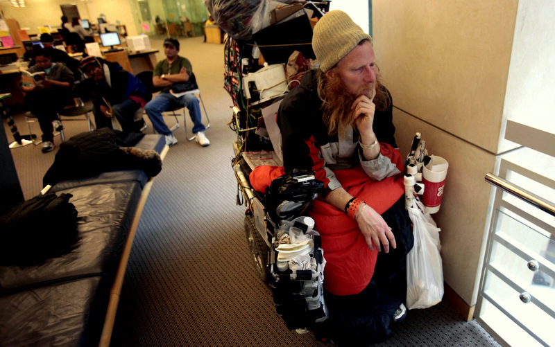 Homeless Library Patrons