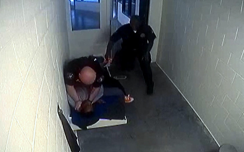 Judge Unseals Video Of Denver Prison Guards Abusing Inmate