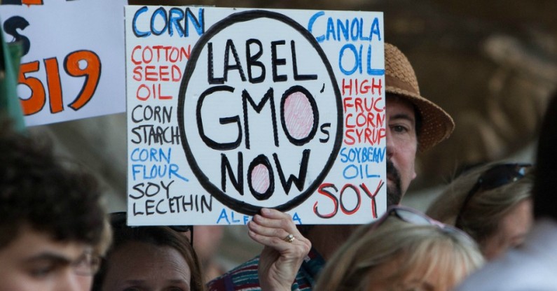 cording to a recent poll, approximately 93% of all Americans support GMO labeling. (Photo: CT Senate Democrats/ cc/ Flickr)