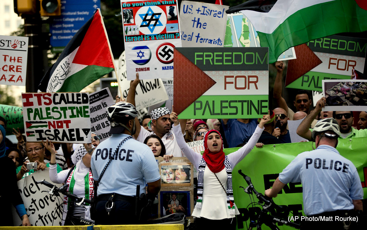 Philadelphia Israel Palestinians