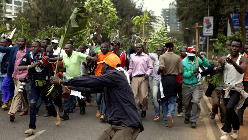 In Kenya, Protests And Tear Gas Cloud A Nation’s Future