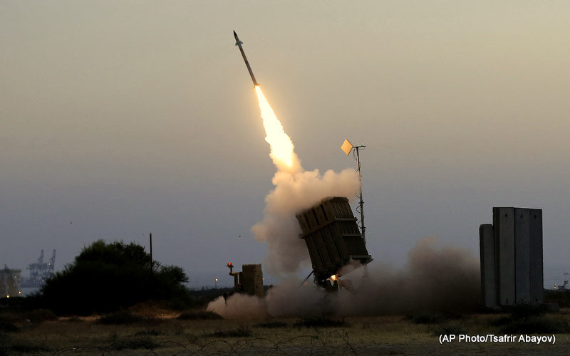 Iron Dome system Israel Palestinians