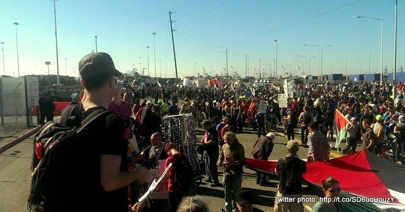 Activists Block Israeli Cargo Ship From Entering Port Of Oakland