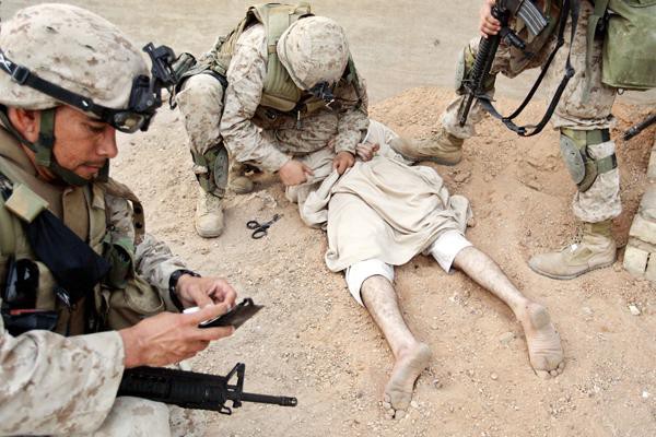 US soldiers in Fallujah