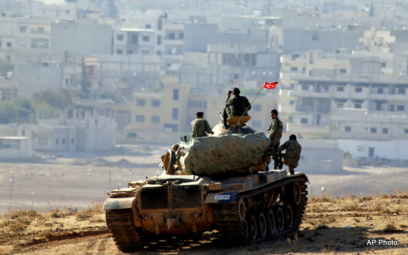 Turkish Forces Amass On Syrian Border, Warn Of Invasion Against US-Backed Kurdish Rebels