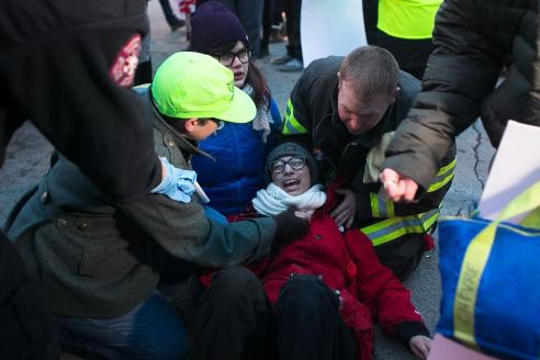 VIDEO: Car Plows Through Protesters During Ferguson Rally In Minneapolis