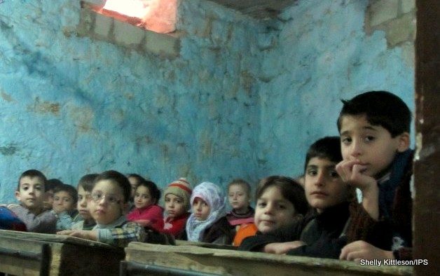 Children In Aleppo Forced Underground To Go To School