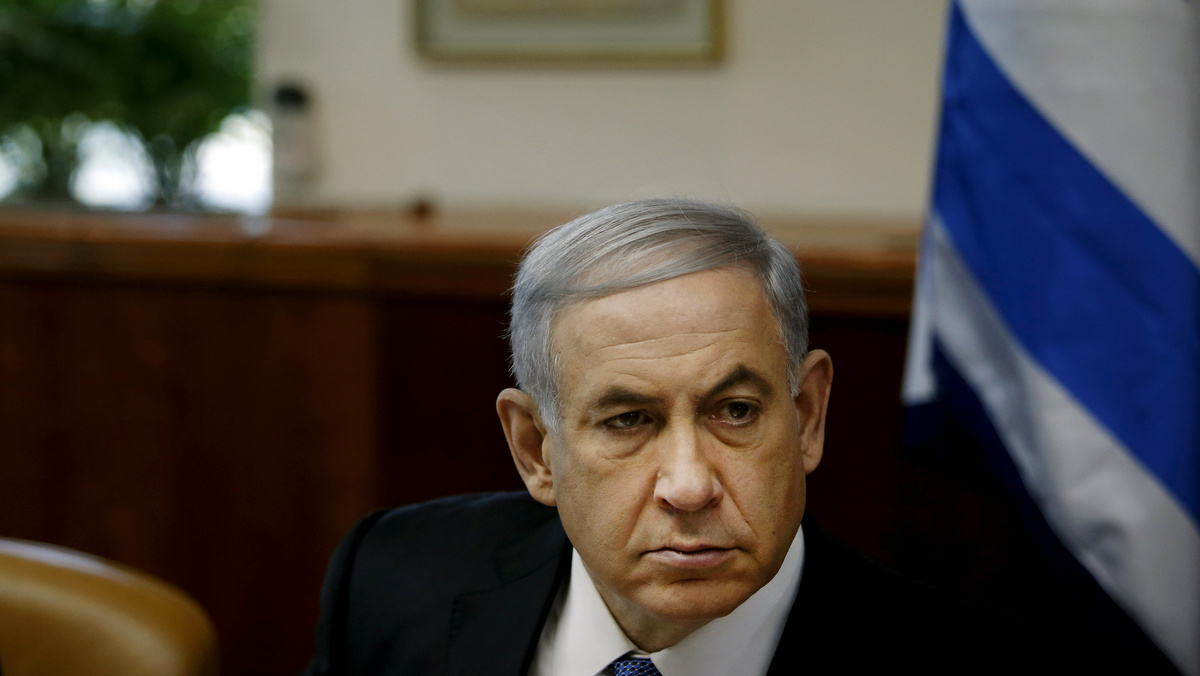 Israel's Prime Minister Benjamin Netanyahu chairs the weekly cabinet meeting in Jerusalem, Sunday, Nov. 30, 2014. 