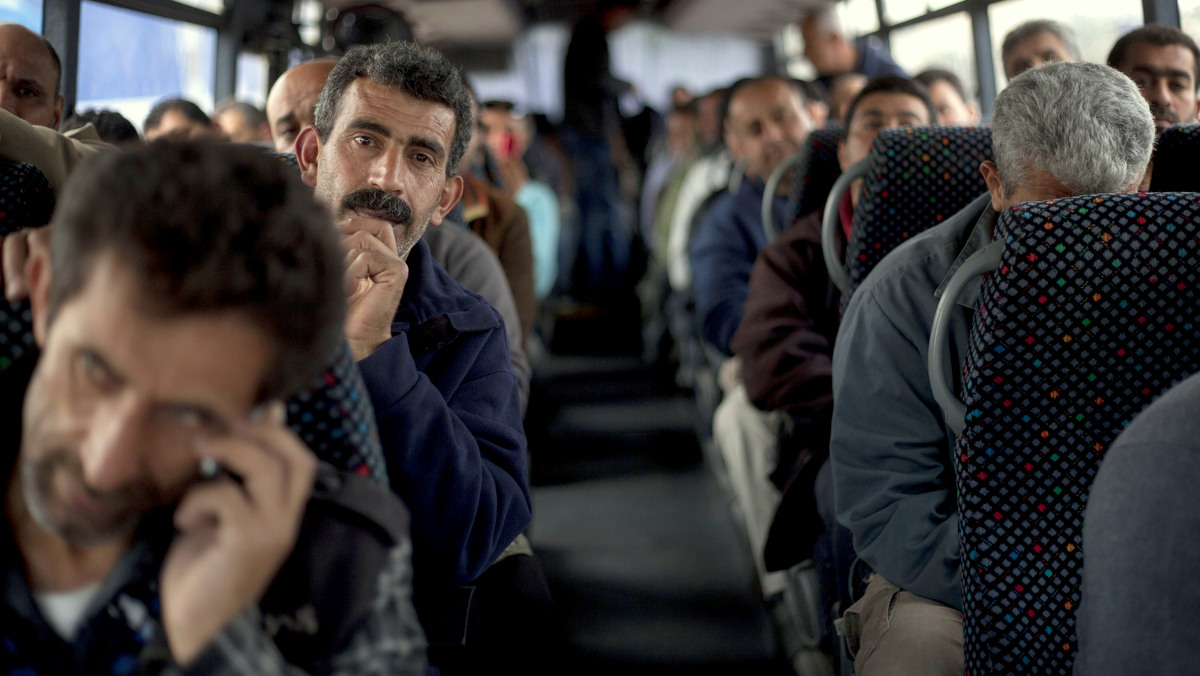 Mideast Israel Palestinians Separate Buses