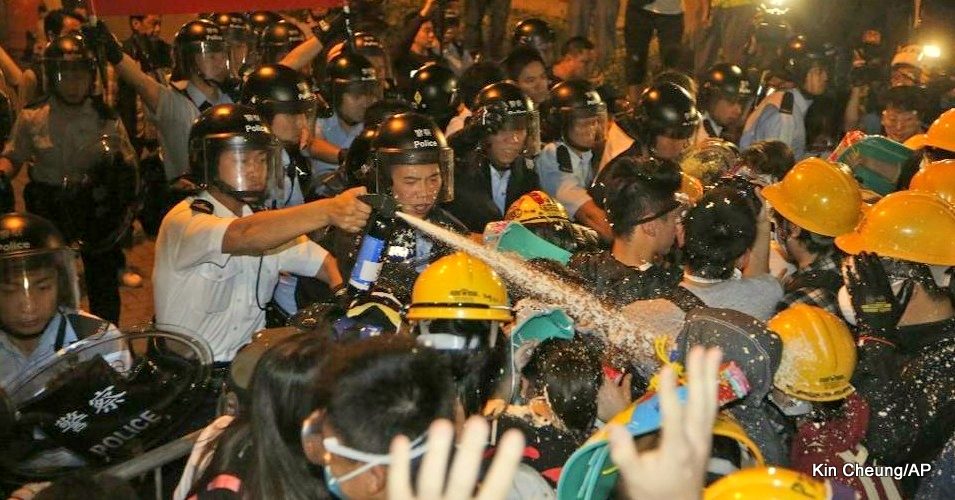 New Clashes In Hong Kong As Pro-Democracy Activists Surround Govt Buildings