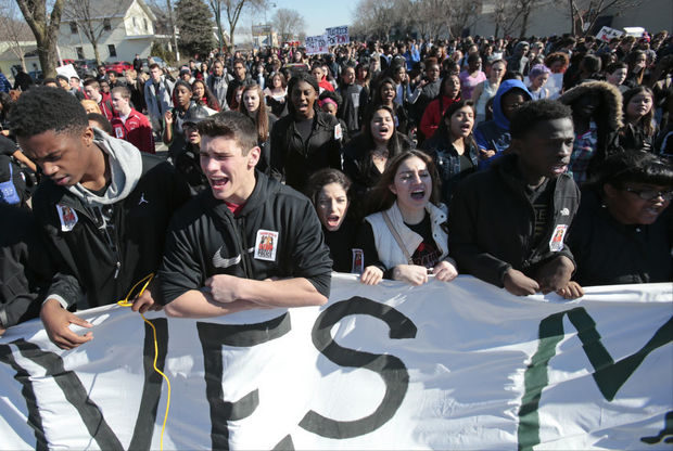 Massive Protests Flood Streets And State Capitol Over Police Shooting Of Unarmed Teen Tony Robinson