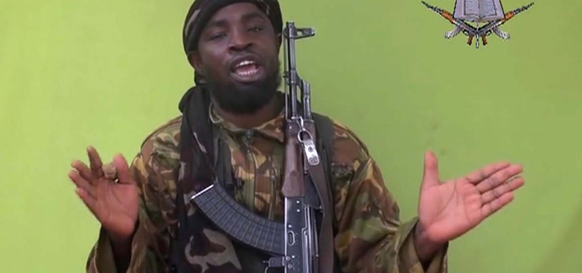 Nigeria's Boko Haram leader Abubakar Shekau speaking to the camera. Shekau has allegedly made a formal allegiance to ISIS on, March 7, 2015, in an audio message posted on Twitter. (AP Photo)