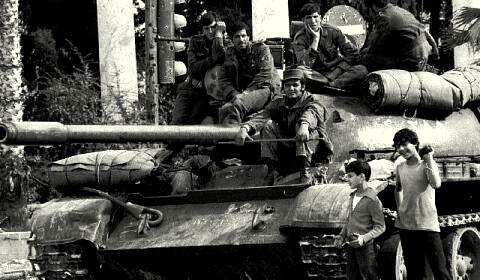  Members of the Arab Deterrent Force, Beirut, 1977. 
