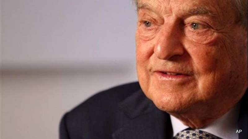 Philanthropist George Soros speaks during an interview with the Associated Press, Tuesday, Sept. 7, 2010, in New York.