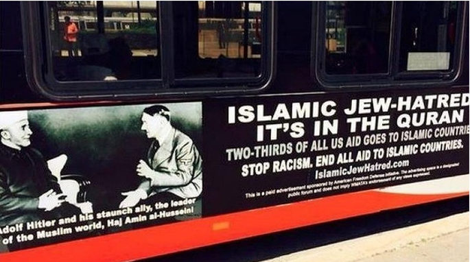 Anti-Muslim Hitler Ads Plastered On Buses In Philadelphia