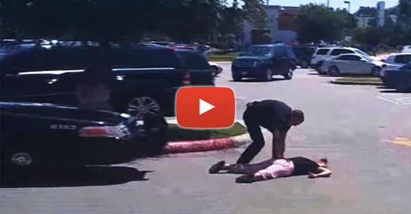 VIDEO: Cop Knocks Woman Unconscious In Front Of Her Daughter