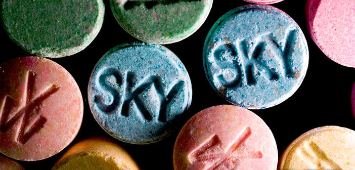 Ecstasy MDMA pills