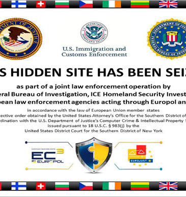 The homepage to Silk Road 2.0 was it was seized